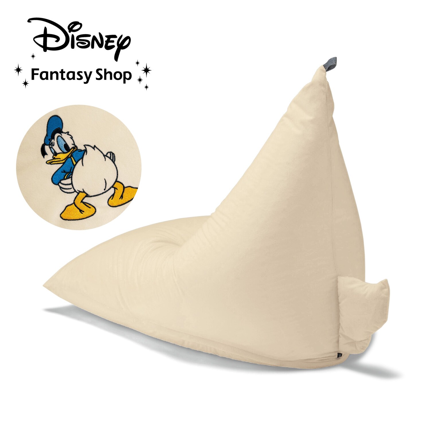 【ディズニー/Disney】うしろ姿がかわいい。カバーが洗えるビーズクッション(選べるキャラクター)