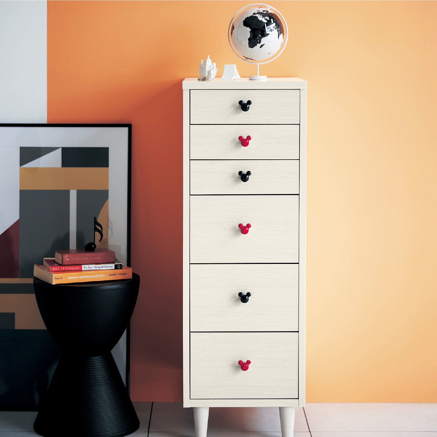 多段チェスト「ミッキーモチーフ」(ディズニー/Disney) 多段チェスト「ミッキーモチーフ」(ディズニー/Disney)