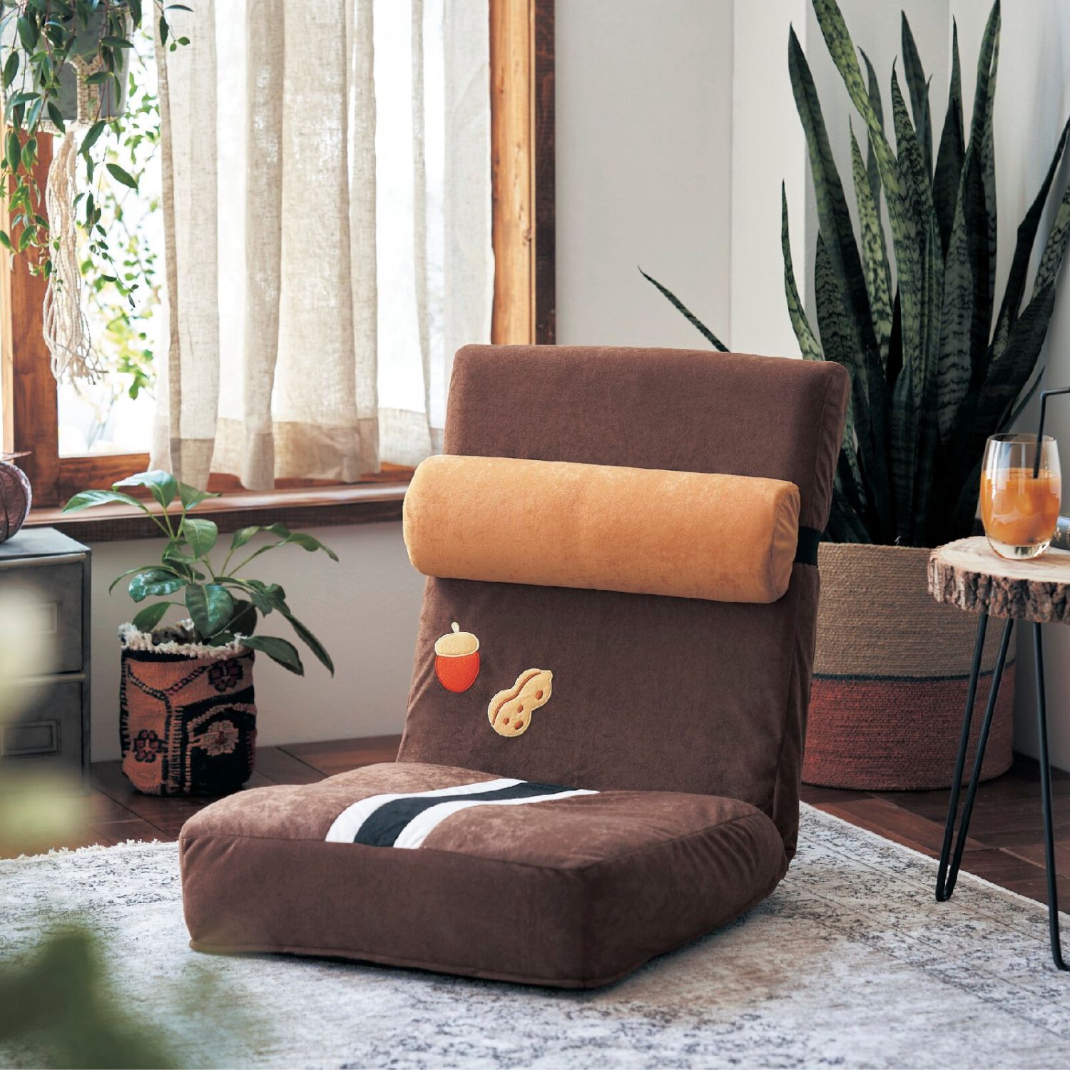 サポートクッション付きリクライニング座椅子(選べるキャラクター)(ディズニー/Disney) サポートクッション付きリクライニング座椅子(選べるキャラクター)(ディズニー/Disney)