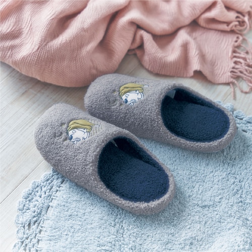ふわふわ素材の刺繍スリッパ「１０１匹わんちゃん」