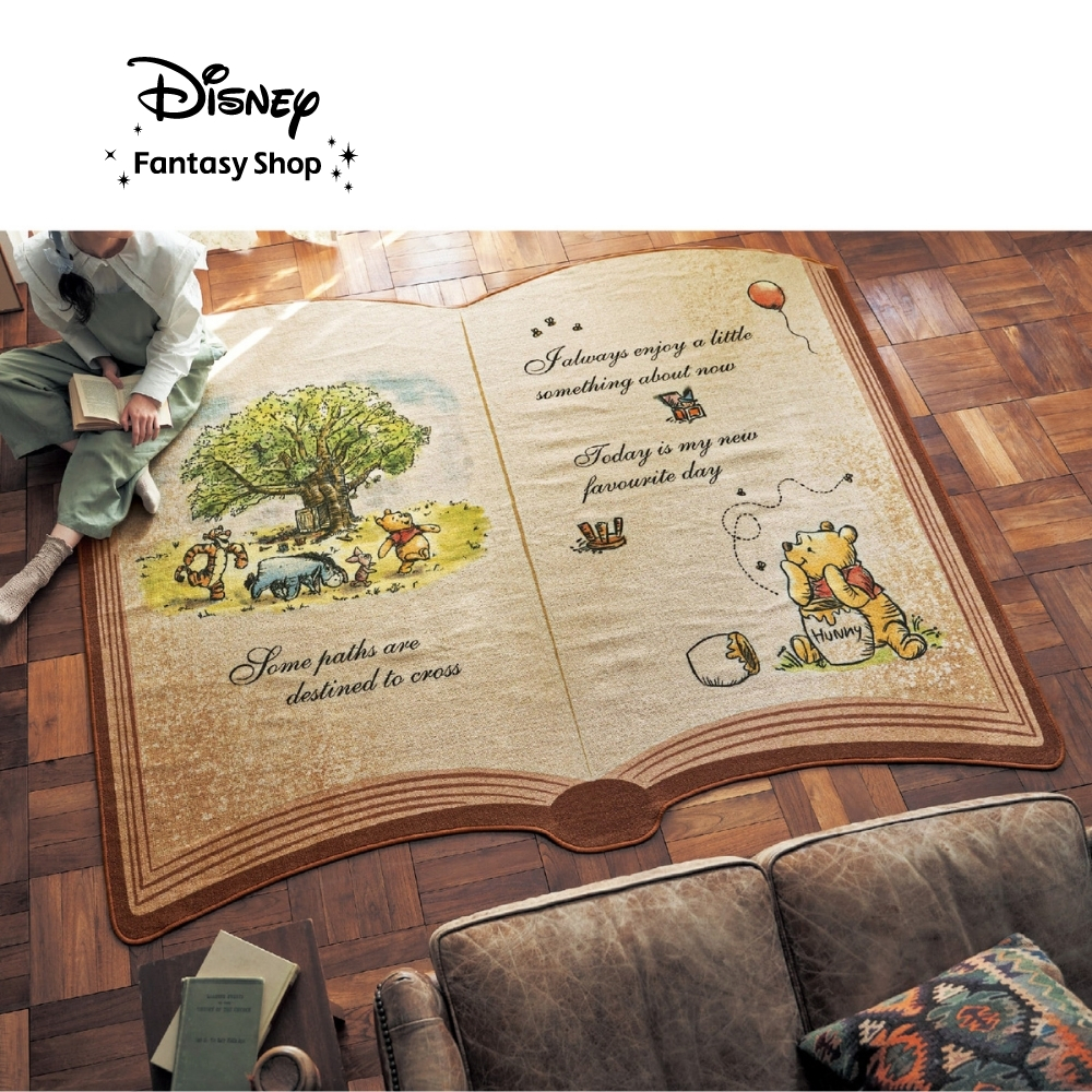 【ディズニー/Disney】絵本のようなラグ「くまのプーさん」 【ディズニー/Disney】絵本のようなラグ「くまのプーさん」