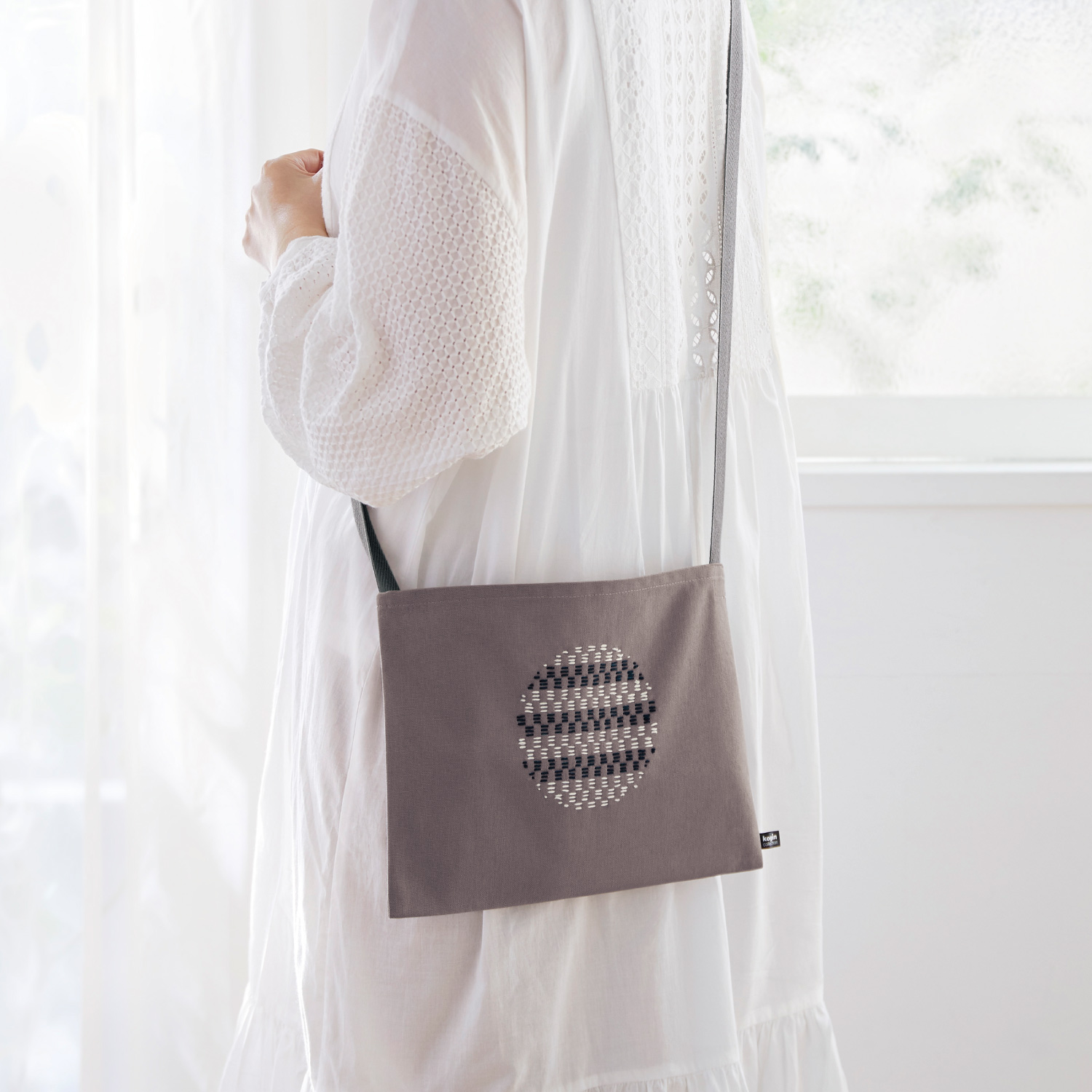 【くららぼ】山端家昌・縫製済み!こぎん刺しの小物手作りキット