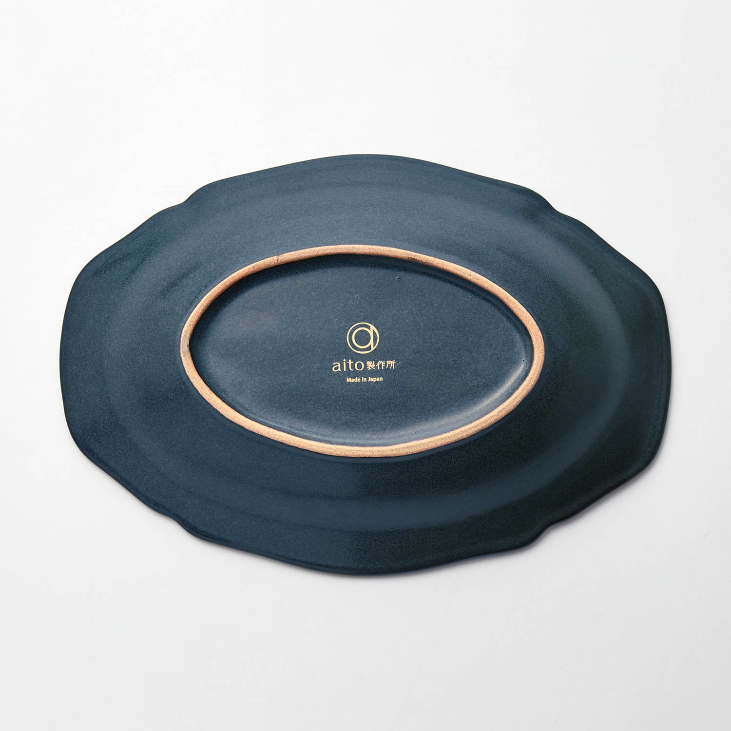 ゴールドリムのアンティーク調オーバルプレート（お皿/平皿/カレー皿