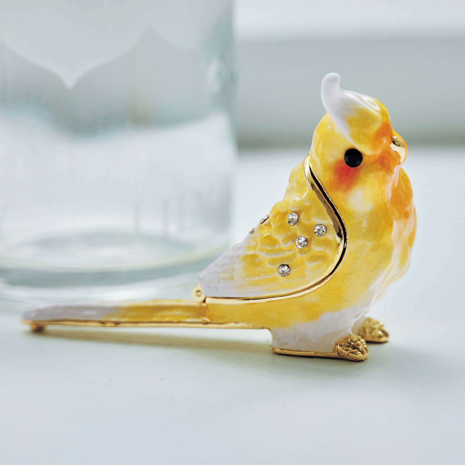 【東京銀座PICALS(ピカルス)】オカメインコの小さなジュエリーケース