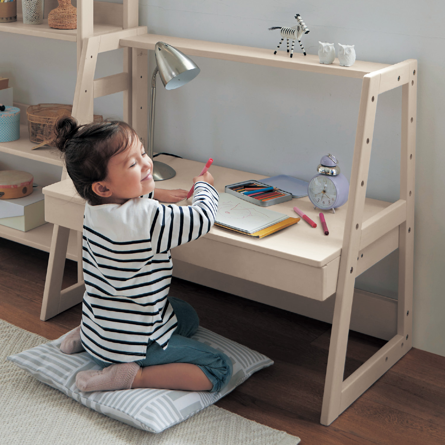 【ベルメゾン】高さ調整式デスク 【ベルメゾン】高さ調整式デスク