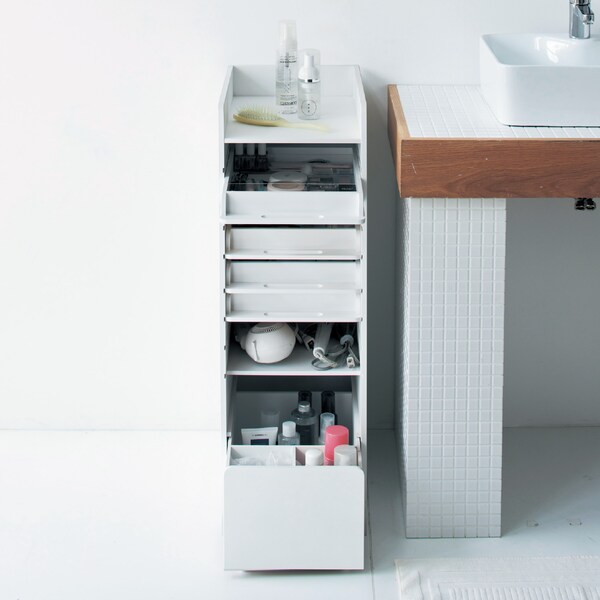 【ベルメゾン】【在庫限りのお買得】 コスメやアクセサリーがきれいにしまえる多段引出しチェスト