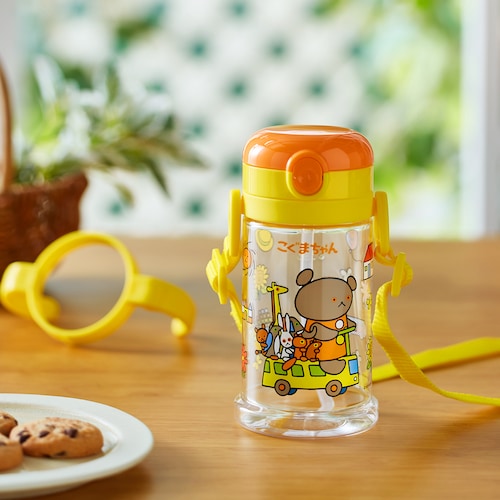 取っ手折り畳み式ストローマグ「こぐまちゃん」＜３７０ｍｌ＞
