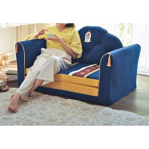 【3/16まで大型送料無料】 キャラクターイメージのソファーベッド(選べるキャラクター)（ディズニー/Disney）