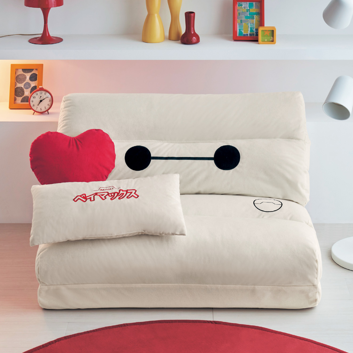 モチーフ型クッション ブランケット付き4wayソファーベッド 選べるキャラクター ディズニー Disney 通販のベルメゾンネット モチーフ型クッション ブランケット付き4wayソファーベッド 選べるキャラクター ディズニー Disney 通販のベルメゾンネット