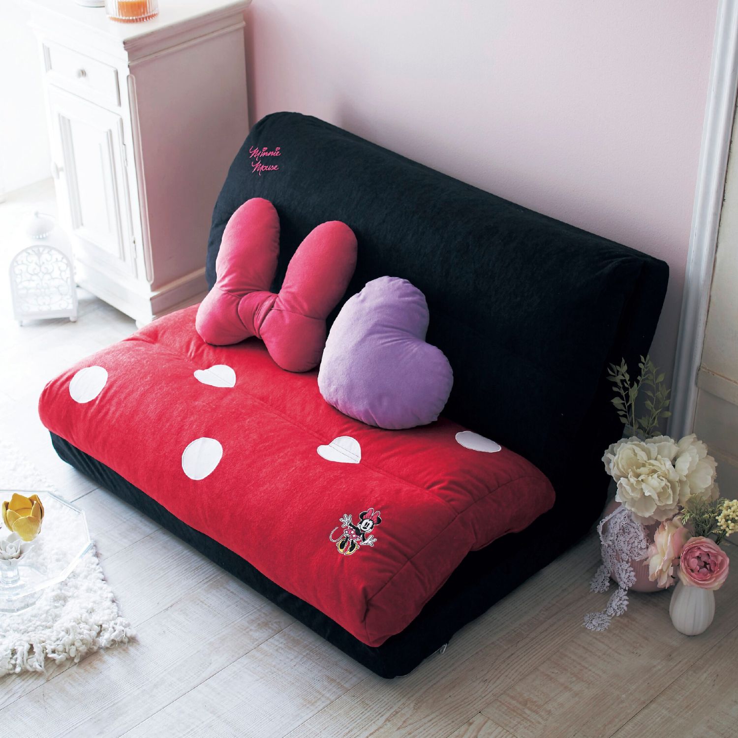 その存在感に癒される。ブランケット付き4WAYソファーベッド(選べるキャラクター)(ディズニー/Disney) その存在感に癒される。ブランケット付き4WAYソファーベッド(選べるキャラクター)(ディズニー/Disney)