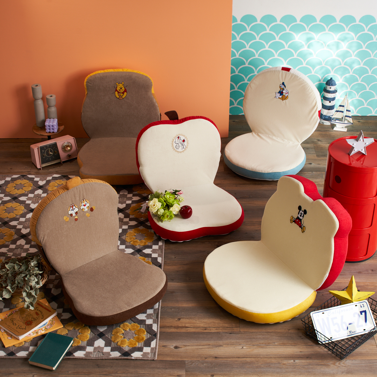 モチーフ型座椅子 選べるキャラクター ディズニー Disney 通販のベルメゾンネット モチーフ型座椅子 選べるキャラクター ディズニー Disney 通販のベルメゾンネット