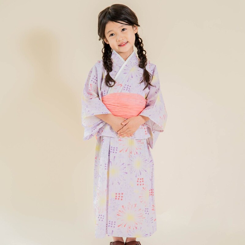 花火柄 浴衣 女の子 子供 セラフ Seraph 通販のベルメゾンネット