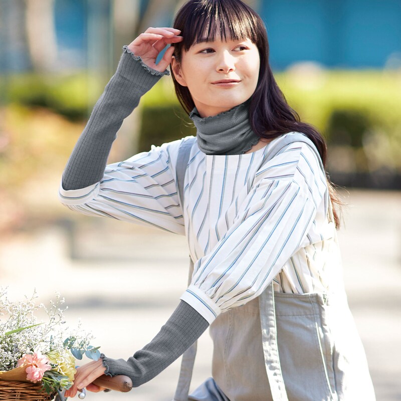 定期お届け 冷えとり日和365 初心者さんのための基本の首まわりコース グレー 3回シリーズ 冷えとり日和365 通販のベルメゾンネット