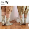 【ミッフィー/miffy】レディース & キッズソックス2柄セット「ミッフィー」