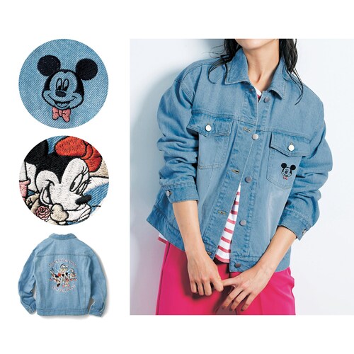 【DisneyFantasyShop30周年限定品】 デニムジャケット「ミッキー＆フレンズ」