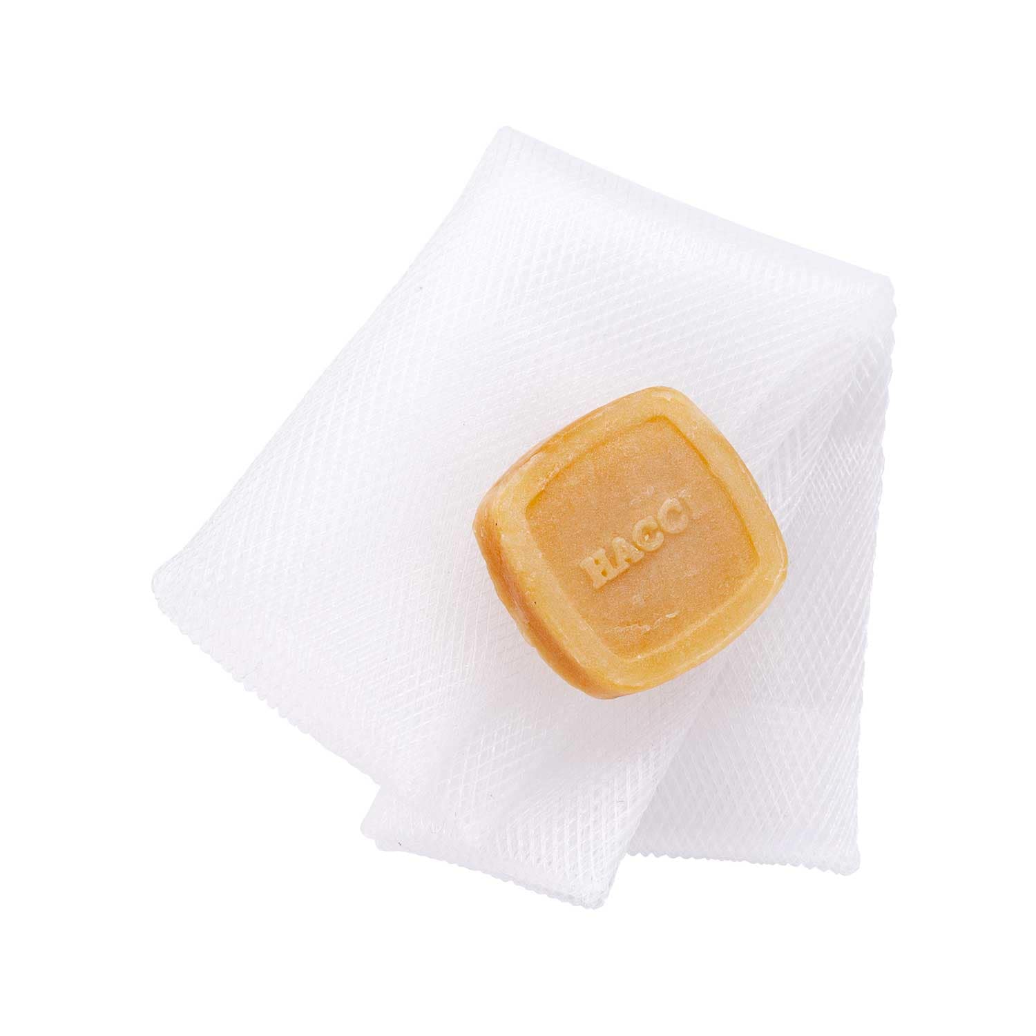 日本製低価HACCI はちみつ石鹸 フォーミングネット ソープディッシュ ボディソープ