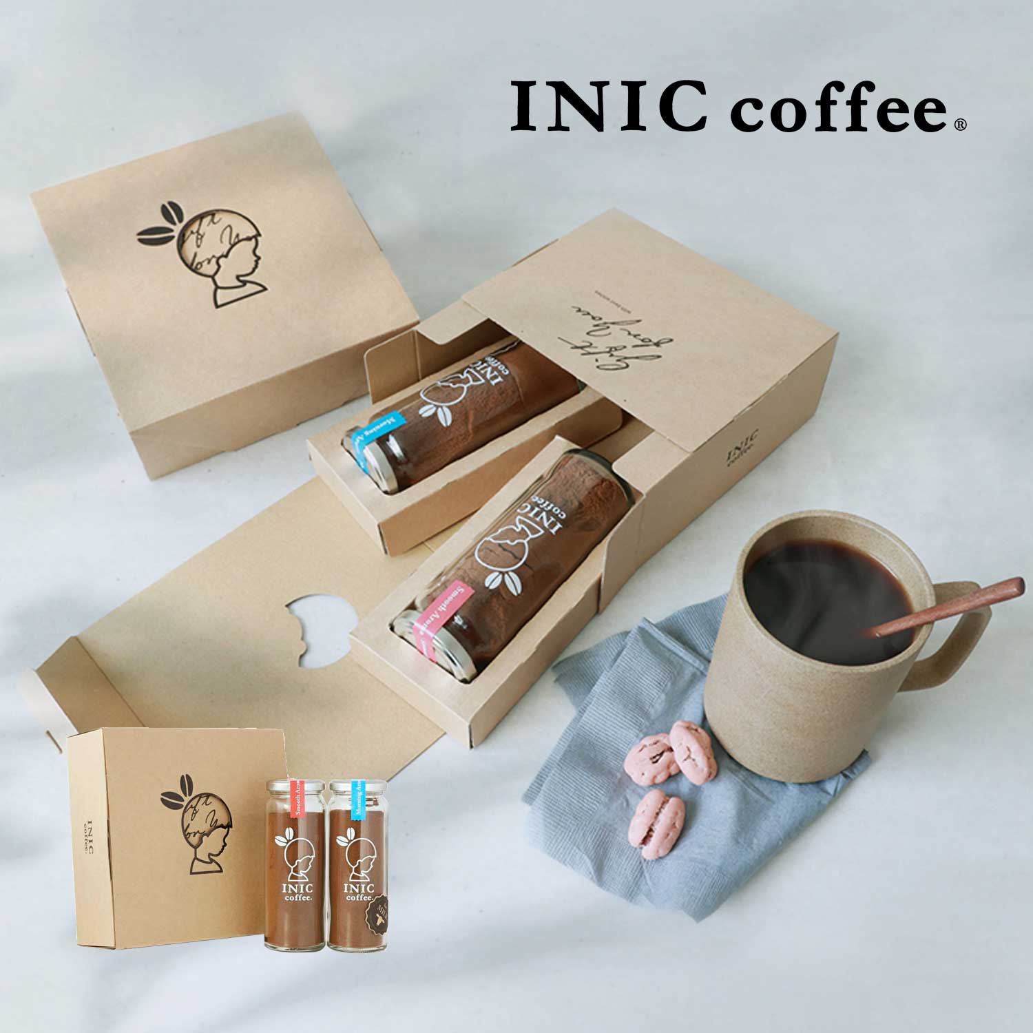 【イニックコーヒー/INIC coffee】INIC人気 瓶入りコーヒー2種ギフト画像