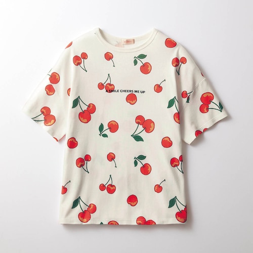 ビッグシルエット総柄半袖Ｔシャツ 【子供服】