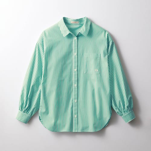 カラーストライプシャツ 【子供服 長袖】