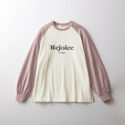 フロッキープリントラグランスリーブＴシャツ 【子供服 長袖】