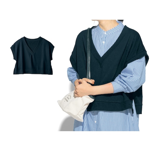 Vネックベスト 【子供服】