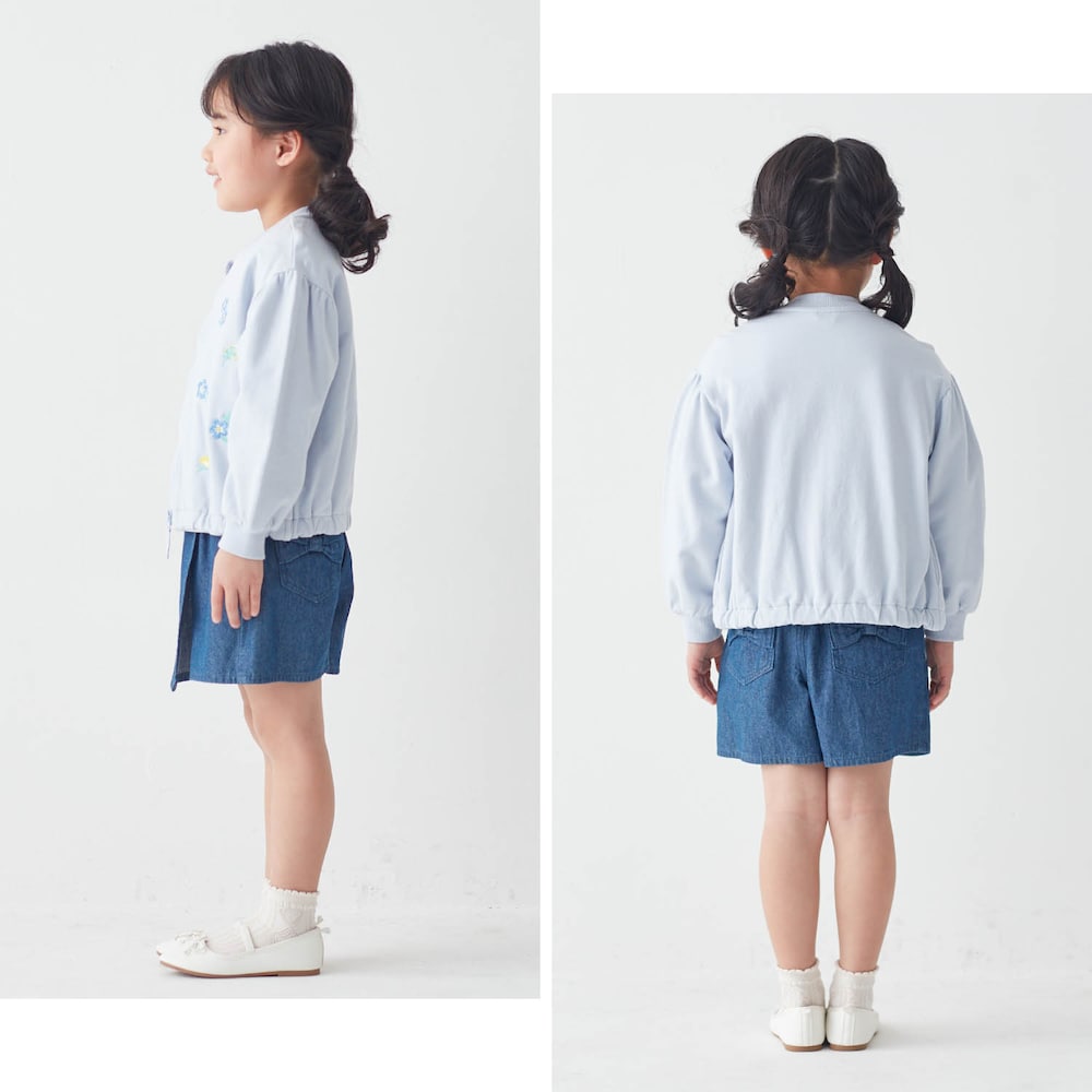 ペールブルー／モデル身長110cm・110サイズ着用