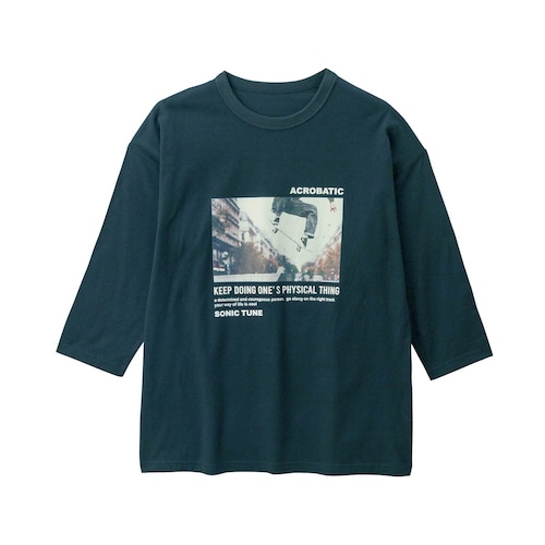 抗菌防臭プリント七分袖Ｔシャツ 【子供服】