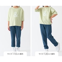 サイズ別着用比較／モデル身長115cm