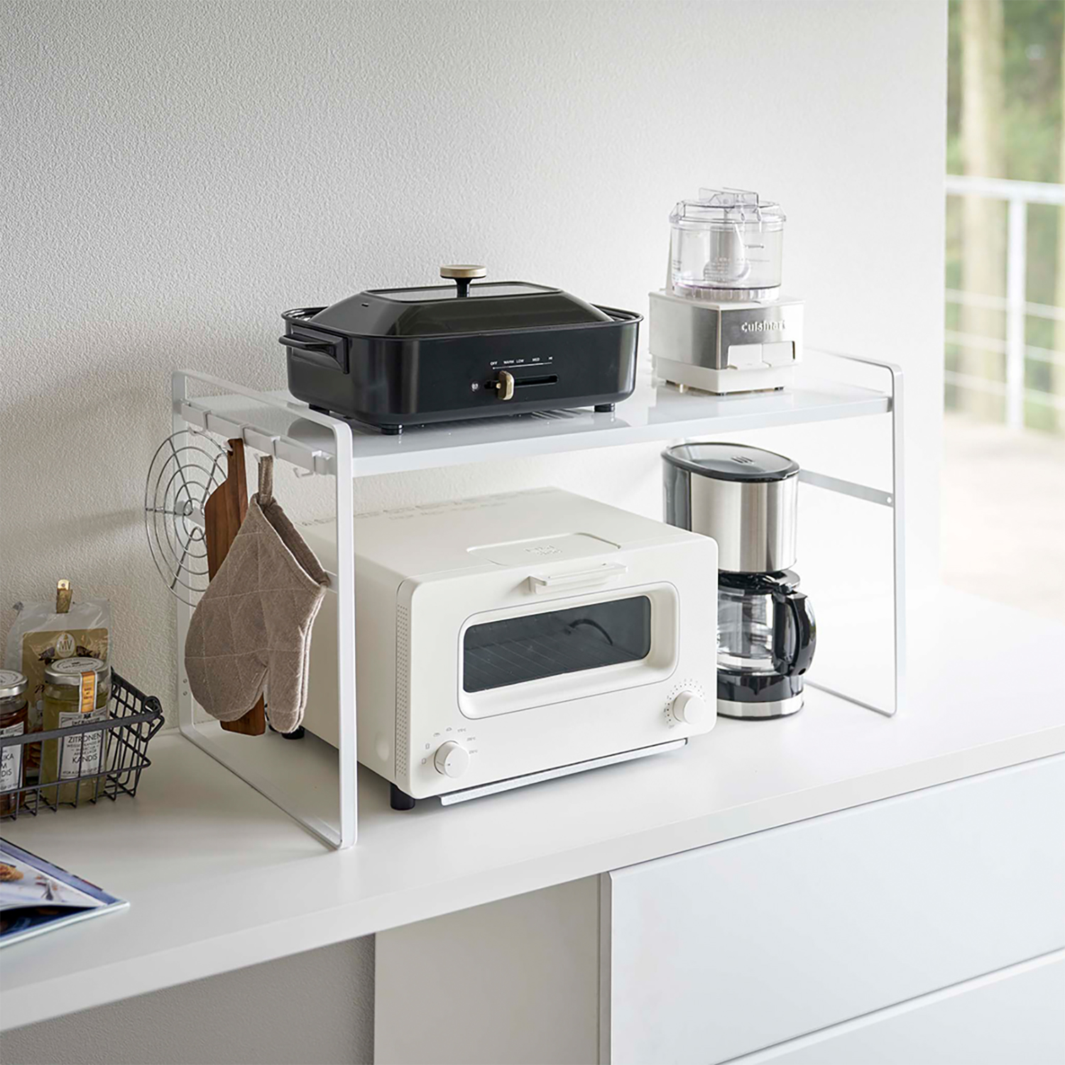 【タワー/tower】トースター・調理家電ラック 【タワー/tower】トースター・調理家電ラック