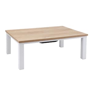ナチュラル×ホワイト/幅105cm×奥行75cm