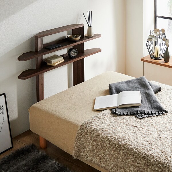 【ベルメゾン】色々なベッドに設置できる後付けヘッドボード