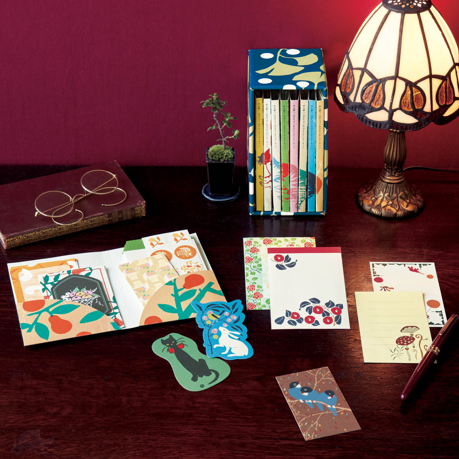 【竹久夢二】「竹久夢二」大正モダンなひとことレターセット