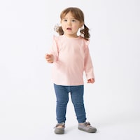 ライトピンク／モデル身長80cm・80サイズ着用・体重11kg