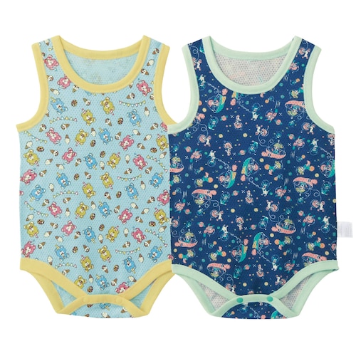 SWIMMERコラボ メッシュボディスーツ２枚セット 【ベビー服】