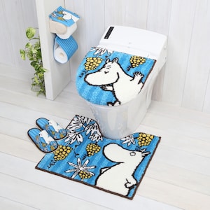 【ムーミン/MOOMIN】トイレットペーパーホルダーカバー・スリッパ「ムーミン」