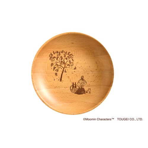木製ラウンドディッシュ 23cm「ムーミン」