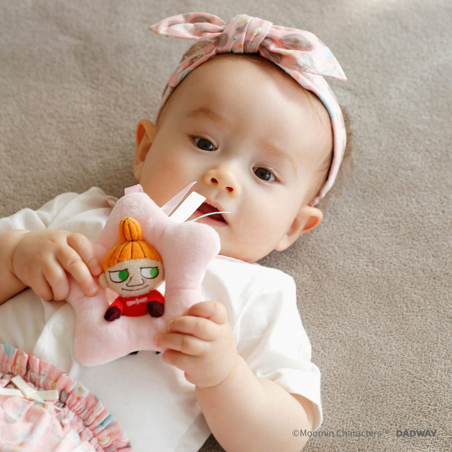 【ベルメゾン】にぎにぎラトル「ムーミン」/MOOMINBABY