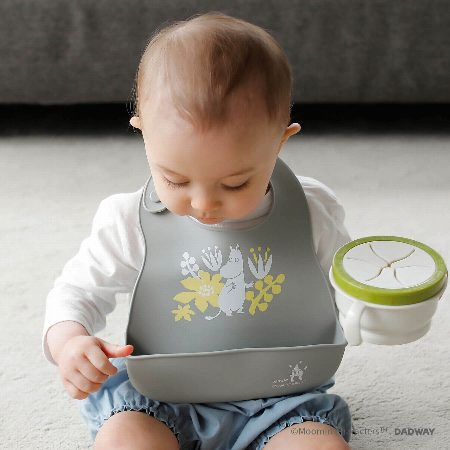 【ベルメゾン】シリコーンビブ「ムーミン」/MOOMINBABY