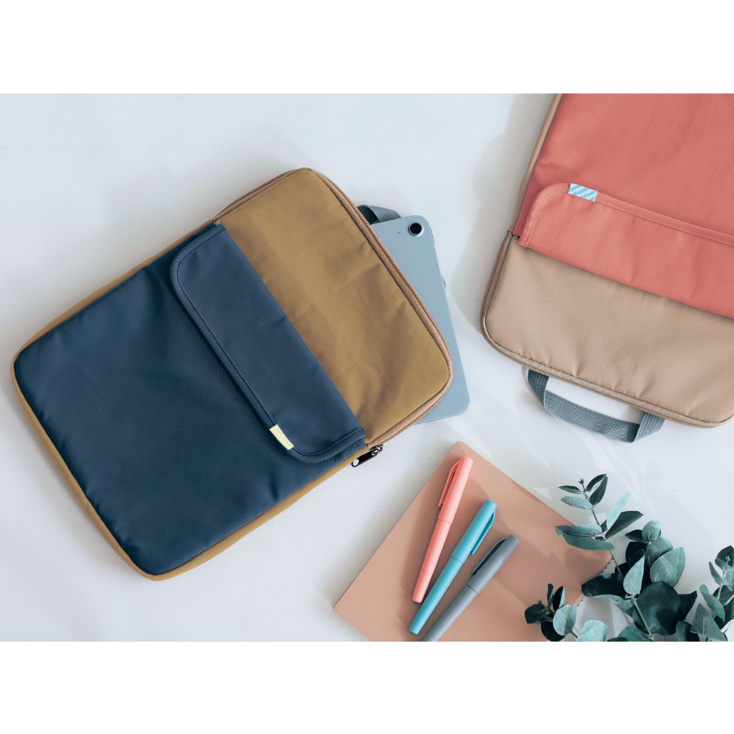 【ベルメゾン】きなこさんコラボ ランドセルに入るタブレット・PC収納ケース