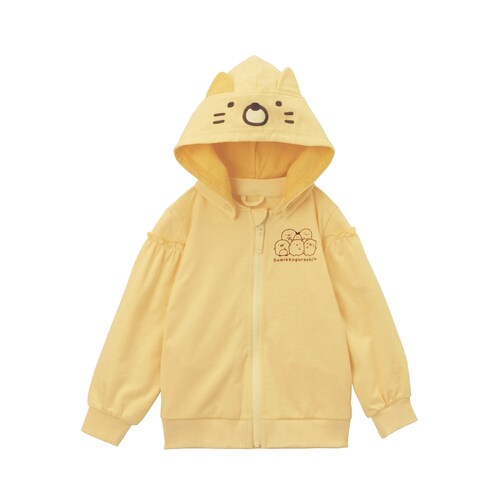フードが取りはずしできる袖フリルパーカ「すみっコぐらし」