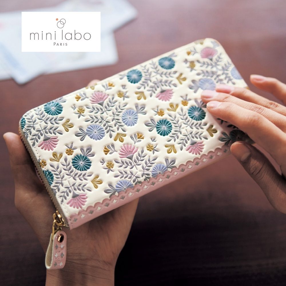 【ミニラボ/mini labo】浅草文庫長財布[日本製]/旅するトレーラーハウス 「ミニラボ」