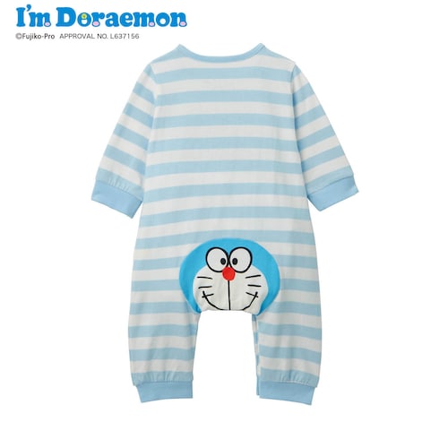 おしりキャラクターカエルロンパース「I’ｍ Doraemon」
