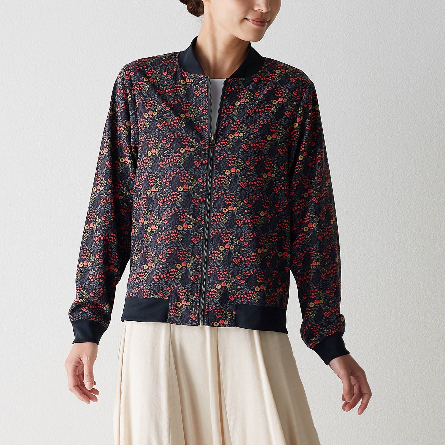 総柄ライトブルゾン 田舎の日曜日 ミニラボ ミニラボ Mini Labo 通販のベルメゾンネット 総柄ライトブルゾン 田舎の日曜日 ミニラボ ミニラボ Mini Labo 通販のベルメゾンネット