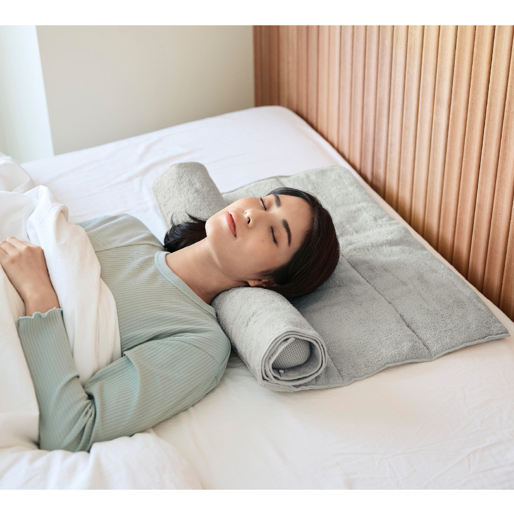 【ベルメゾン】今治ピローレスネックフィットタオル(ポール付き)