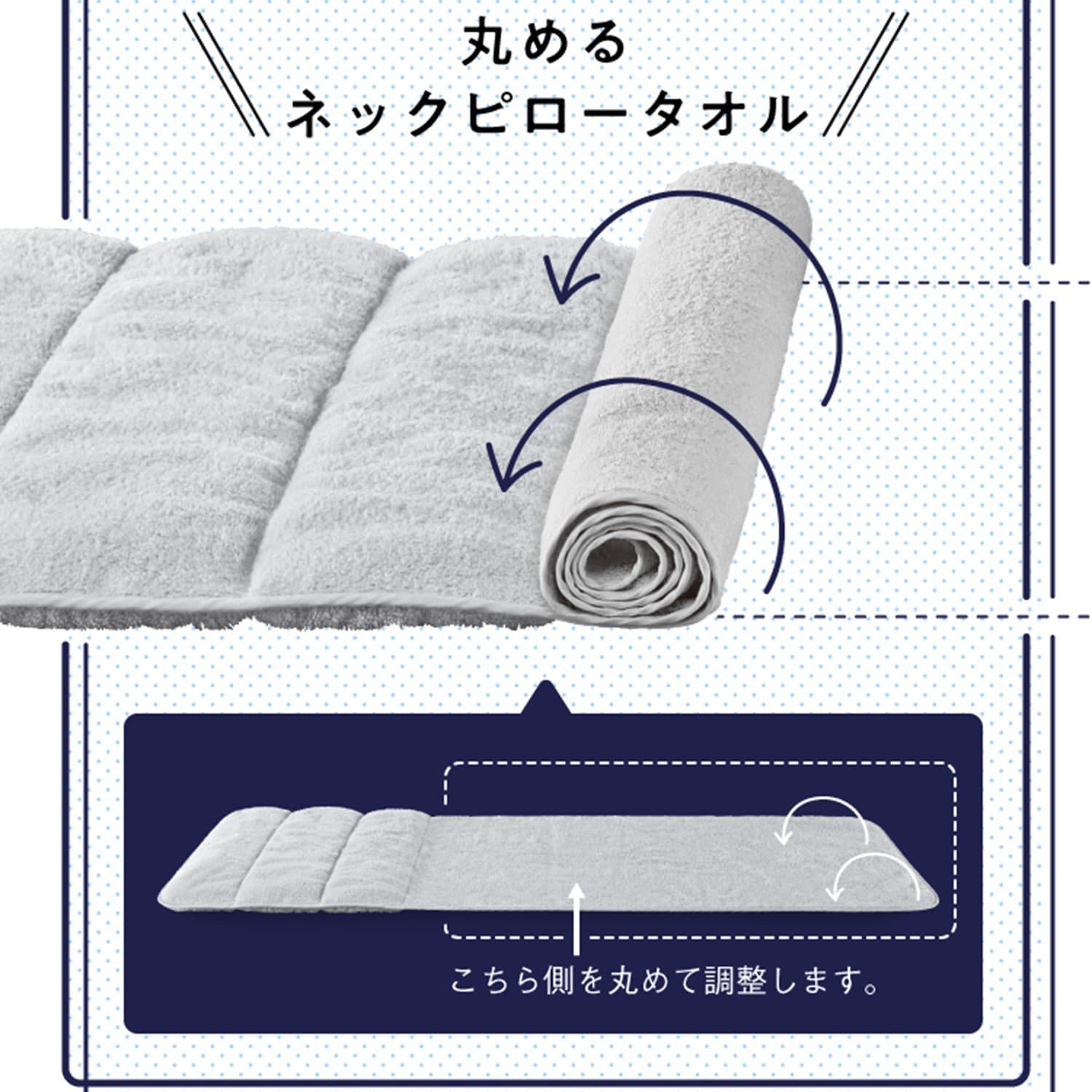 最新作売れ筋が満載 【ゆりりん】今治睡眠用タオル 今治ピローレス 