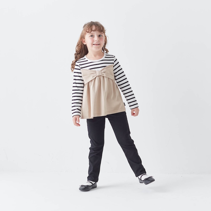 ブラック／モデル身長110cm・110サイズ着用