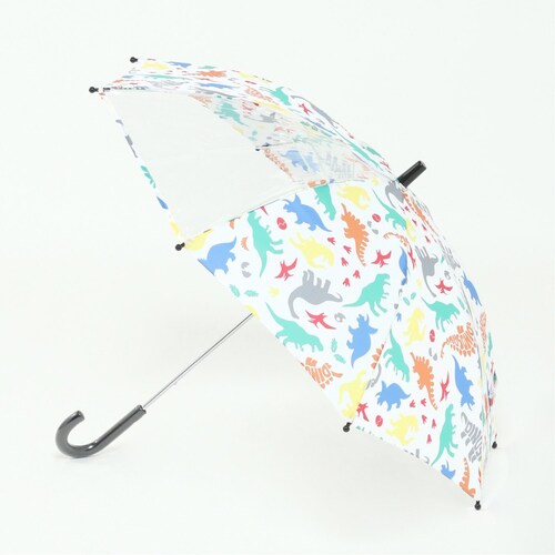 前が見える1面透明素材の長傘