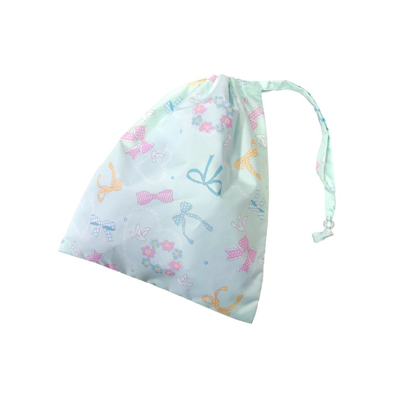 収納袋：リボンバード（ブルー系）