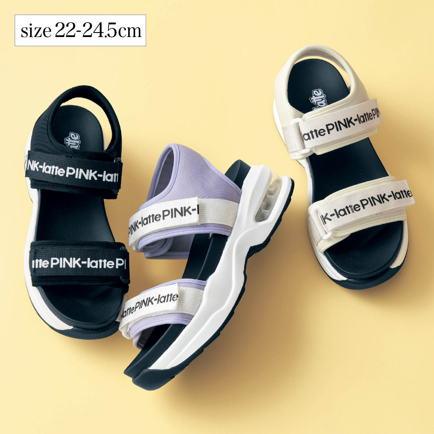 【ピンク ラテ/PINK-latte】スポーツサンダル 【子供靴】 【ピンク ラテ/PINK-latte】スポーツサンダル 【子供靴】