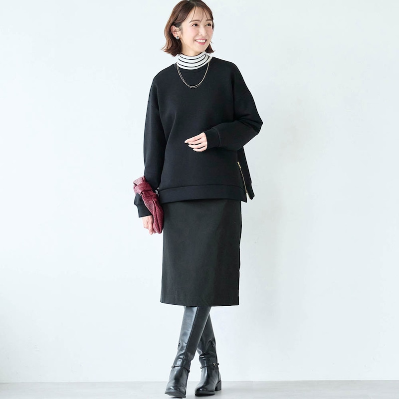 モデル身長169cm／M・総丈75cm